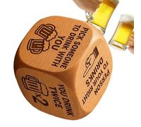 Adult Beverage Challenges - Social Dice Amusement, Group Interaction Pastimes | Strategic Couple Competition Tabletop Engagement System, Lively Multiplayer Recreation Evening Experience with Festive S