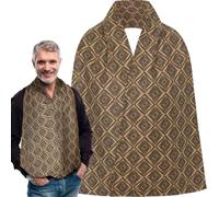 Adult Bib Scarf - Dignified Alternative to Bibs | Washable and Reusable Clothing Protectors for Eating, Copperesque, Adult