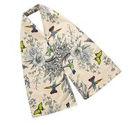 Adult Bib Scarf for Women Lightweight Soft Polyester Dining Scarf with Adjustable Snap Buttons Machine Washable Clothing Protector for Messy Meals and Daily Use