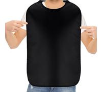 Adult Bibs for Eating,Waterproof Elastic Senior Bibs - Reusable Feeding Apron with Crumb Catcher for Disabled Special Needs Grandpa Hospital