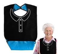 Adult Bibs - Waterproof Apron Set For Men - Women For Eating With Adjustable Strap - Adult Bib Scarf Washable Reusable Large Terry Cloth For Elderly, Seniors And Disabled Waterproof Feeding Bib