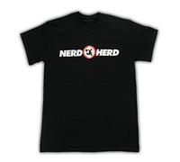 Adult Black Action Comedy TV Show Chuck Buy More Nerd Herd Logo T-Shirt Tee