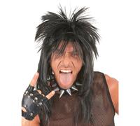 Adult black punk wig