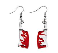 Adult Bloody Axe Earrings