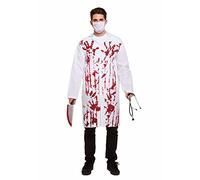 ADULT BLOODY DOCTOR Fancy Dress Costume Party Scary Surgeon Halloween Outfit by Lizzy®