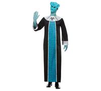 Adult Blue Alien Lord Space Fancy Dress Costume