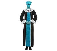 Adult Blue Alien Lord Space Fancy Dress Costume