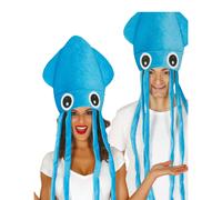 Adult blue squid hat
