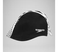 Speedo Unisex Adult Boom Endurance + Swim Caps, Black/White Boho Diamonds, One Size