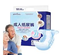 Adult Briefs, Absorbent Leak Proof Adult Diaper, 2.6x4ft Maximum Protection Protective Aid, Soft Breathable Underwear for Men, Women, Daily Wear and Overnight Use