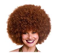 Adult Brown Giant Afro Fancy Dress Wig