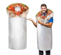 Adult Burrito Costume Funny Halloween Costumes Mexican Food Taco Costume for Cosplay Party