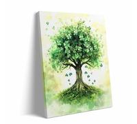 Adult Challenge Puzzle 1000 Pieces St. Patrick's Day Lucky Four-Leaf Clover Tree Frame St. Patrick's Day Gifts Family and Clover St. Patrick's Day