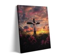 Adult Challenge Puzzle 500 Pieces Easter Cross and Flowers Inspirational Easter Religious Items Family Church