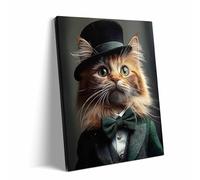 Adult Challenge Puzzle 500 Pieces St. Patrick's Day St. Patrick's Day Cat Framed St. Patrick's Day Lucky Clover Irish Themed Pet Items
