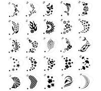 Adult Children face Painting templates Eye Hollow Plastic Topography Mold Stage Performance Makeup Beginner Face Paint StencilsFace Painting StencilsChristmas Stencils