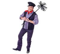 Victorian Chimney Sweep Costume Adults Mens Fancy Dress Outfit