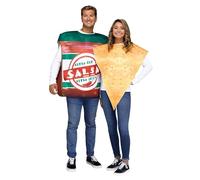 Adult Chips and Salsa Couple's Fancy Dress Costume Standard