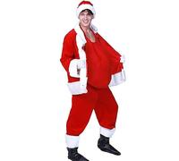 Adult Christmas Costume Santa Belly Accessory Red Belly Stuffer Santa Big Costume Accessories
