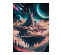 Adult Classic Jigsaw Puzzle, Celestial Castle Realms, 500 PCS