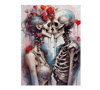Adult Classic Jigsaw Puzzle, Love Beyond The Grave, 500 PCS | Border-first building - a clear section-by-section approach on weekends.