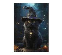 Adult Classic Jigsaw Puzzle, The Purrfect Spellcaster, 300 PCS