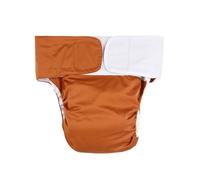 Adult Cloth Diaper, Adjustable Nappy Pants Against Incontinence, Waterproof Leakfree Underwear Diapers Covers for Women Men(Brown)