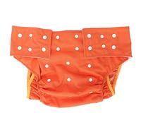 Adult Cloth Diaper, Elderly Incontinence Nappy, Adjustable Cloth Diaper Covers with Snap - Fastener, High Absorption TPU Fabric for Men and Women, Reusable Washable Oran