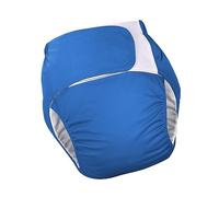 Adult Cloth Diaper Reusable Nappy Cover Incontinence Pants Sturdy Breathable Deep Blue