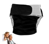 Adult Cloth Diaper - Reusable Waterproof Nappy for Adults with Adjustable Fit - Comfortable & Soft Design for Elderly Care & Incontinence - Black404
