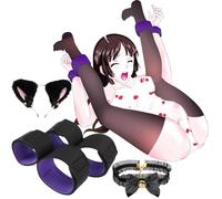 Adult Clothing Accessory Set, Paired with Breathable Sweater L/QD2 | Neck To Wrist Restraint Set. This Sex Toy Restraint Strap Is Designed Specifically For Multifunctional Restraint Games