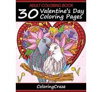 Adult Coloring Book: 30 Valentine's Day Coloring Pages, Coloring Books For Adults Series By ColoringCraze: 1 (I Love You Collection)