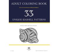 Adult Coloring Book | 33 Unique Seashell Patterns