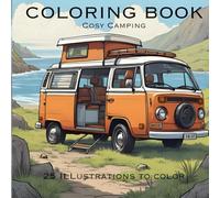 Adult Coloring Book: Cosy Camping