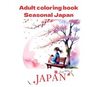Adult coloring book Seasonal Japan