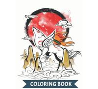 Adult Coloring Book, Stress Relieving Mandala Style Patterns, Adult Coloring And Illustrations For Relaxation, Halloween, Christmas, Animal Okami Ink Coloring Books