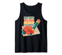 Adult Coloring Hobby Coloring Book Lover Gift Tank Top