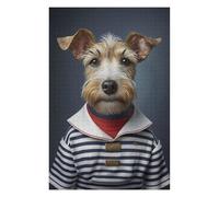 Adult Colourful Jigsaw Puzzle, Dog in Sailor Outfit, 1000 PCS