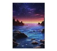 Adult Colourful Jigsaw Puzzle, Magical Starry Night Ocean, 300 PCS