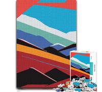 Adult Colourful Jigsaw Puzzle, Mid Century Modern Views, 300 PCS