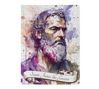 Adult Colourful Jigsaw Puzzle, Saint James The Greater, 500 PCS | Section-by-section building: a simple way to organise the image during indoor leisure.
