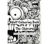 Adult Colouring Book The Obscure AI Generated with Midjourney