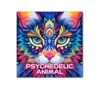 Adult Colouring Books, Animal Colouring Book for Adults with 20 Patterns, Cat Mandala Colouring Books for Adults, Women Men Stress Relief, Gifts