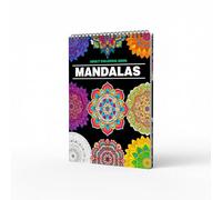 Adult Colouring Books Mandala Mindfulness Colouring Books for Adults | Stress Relief 20 Unique Mandala Patterns, Bleed-Resistant Paper Spiral Bound Mindful Colouring Book for Women Relaxation