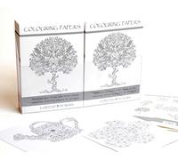 Adult Colouring Papers Pages Pattern Anti Stress Therapy Nature Designs