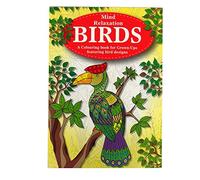 Adult Colouring Therapy Anti-Stress Adult Colouring Book Relax Mind Animals (Birds)