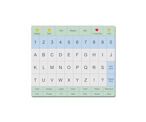 Adult Communication Board, Non-Slip, Portable Letter for Nonverbal, Stroke Recovery, Effective Visual Aids for Non-Speaking Patients, Scale