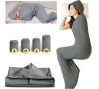 Adult Compression Sleep Sack 360° Wrap Ultra-Lightweight Wearable Blanket for Stress & Anxiety Relief Breathable Stretch Fabric Adult Sleep Pod Compression Blanket for Home Travel (140*35 /-S - kids)