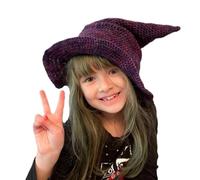 Adult Cosplay Witch Hat With Crochet Design For Halloween Adult Hair Accessories Performances Carnivals Party Supplies Modern Design Witch Hat Crochet For Women Delicate Men Headband Women Hats