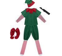 Adult Costume, Christmas Elves Costume for Women, Santa Help Costumes for Women and Men | Holiday Elves Costume, Outfit for Adults, Christmas Cosplay